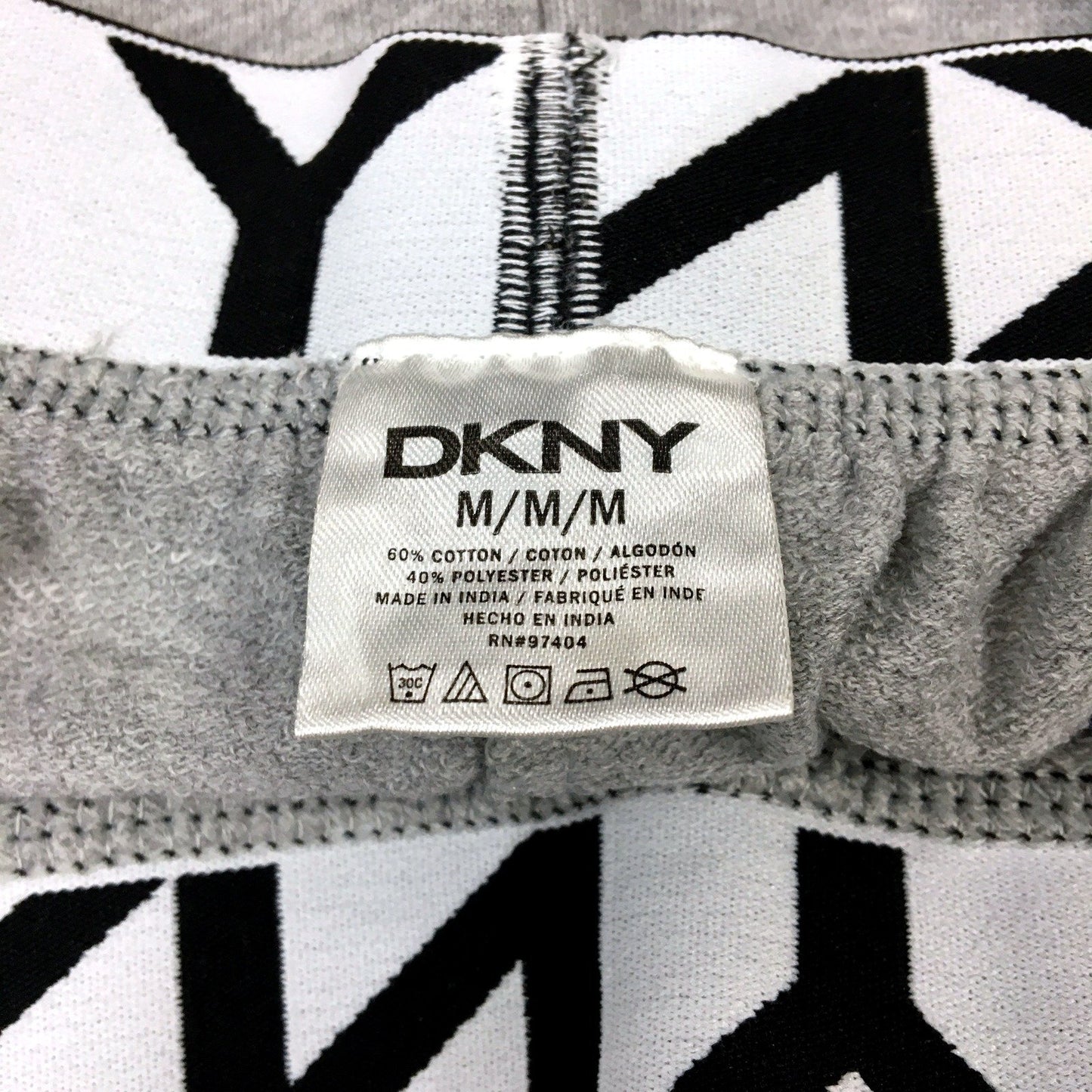 DKNY Mens Gray Sweatpants Skins - Soft Cotton Blend, Comfortable Fit, Size M