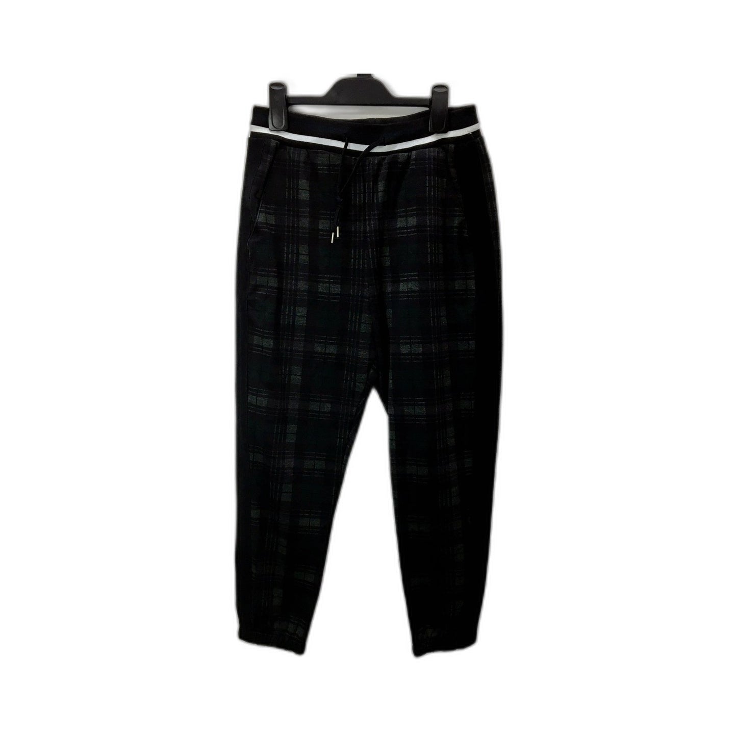 Zara Womens Relaxed Fit Cotton Blend Black Sweatpants - Small