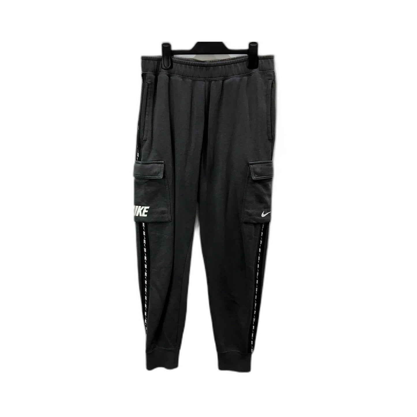 Nike Mens Black Cargo Pants - Comfortable Fit Size M