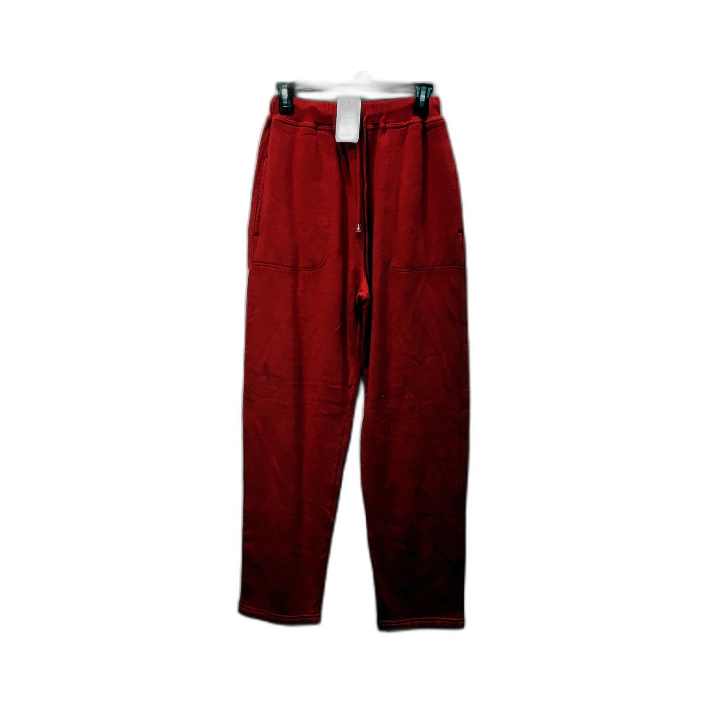 Esprit Mens Comfortable Cotton Sweatpants Joggers in Red, Size S NEW