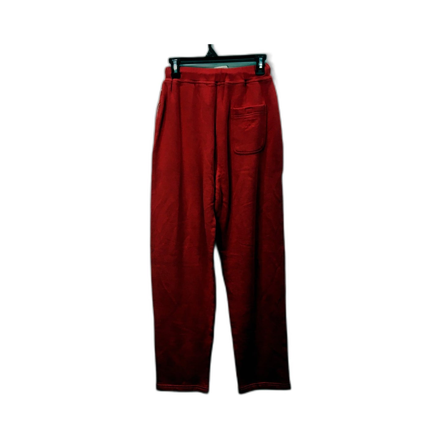 Esprit Mens Comfortable Cotton Sweatpants Joggers in Red, Size S NEW