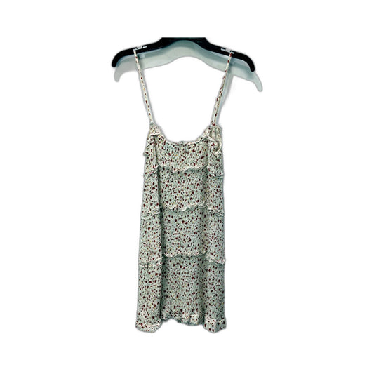 Glassons Womens Floral Print Dress Top Floral Print Ruffle Summer Dress Sz S