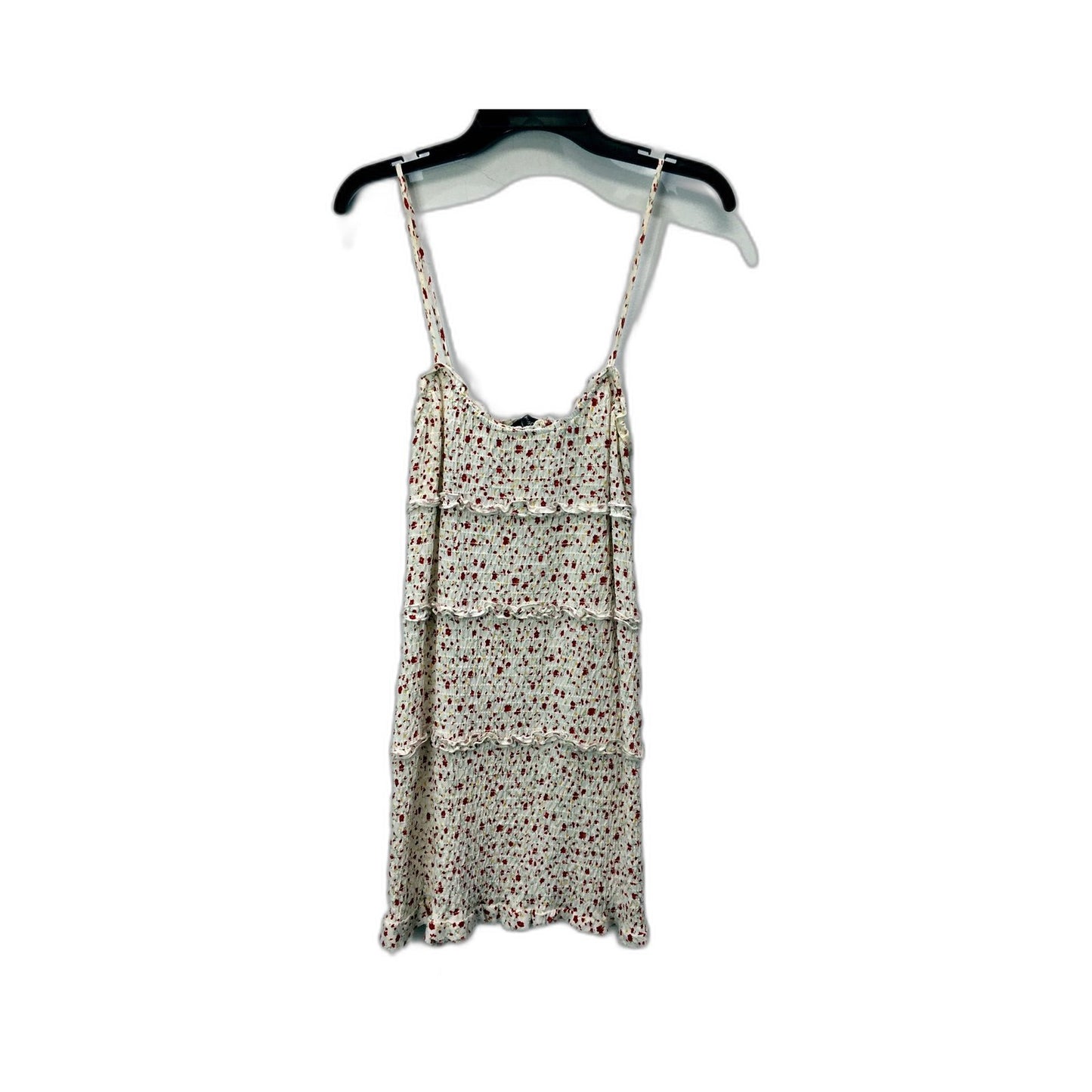 Glassons Womens Floral Print Dress Top Floral Print Ruffle Summer Dress Sz S