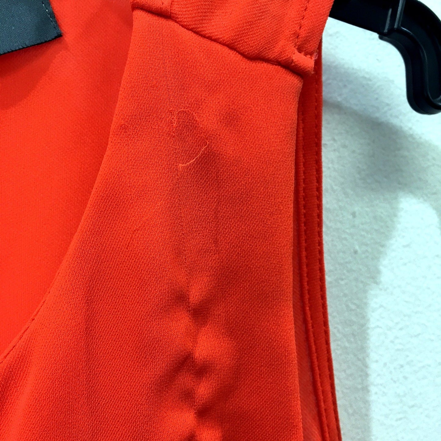 TEMT Collection Womens Sleeveless Top with Layered Zipper Design Orange Size 8