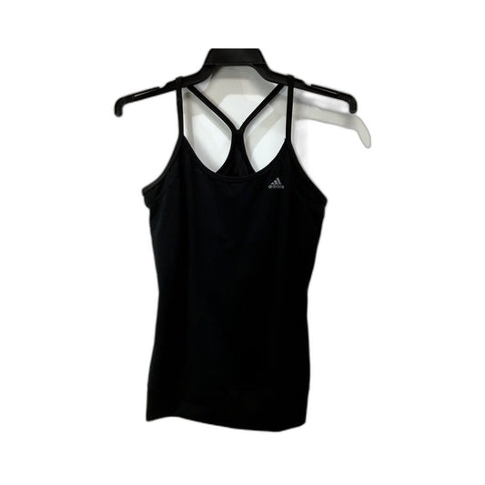 adidas Womens Racerback Tank Top - Comfortable Black Activewear Size Small
