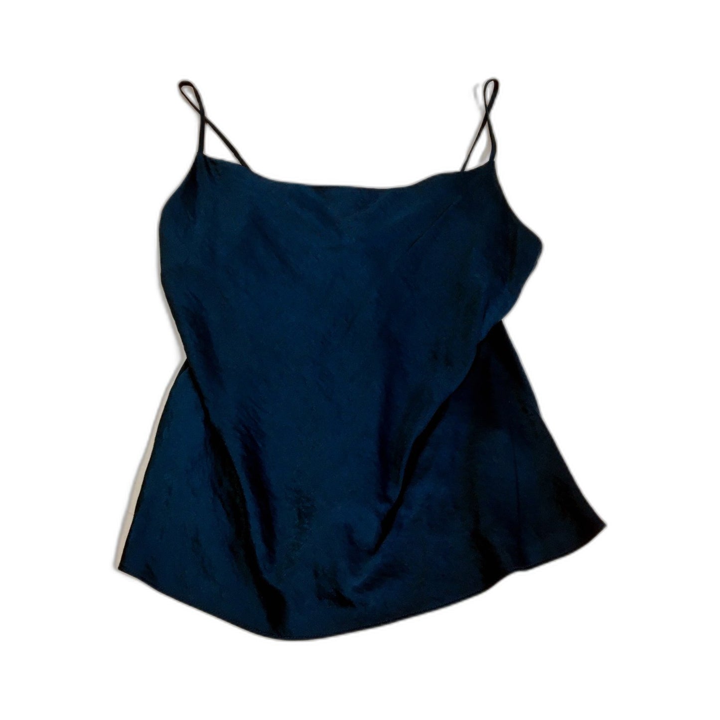 Forcast Womens Navy Blue Soft Comfortable Camisole Tank Top Size 14