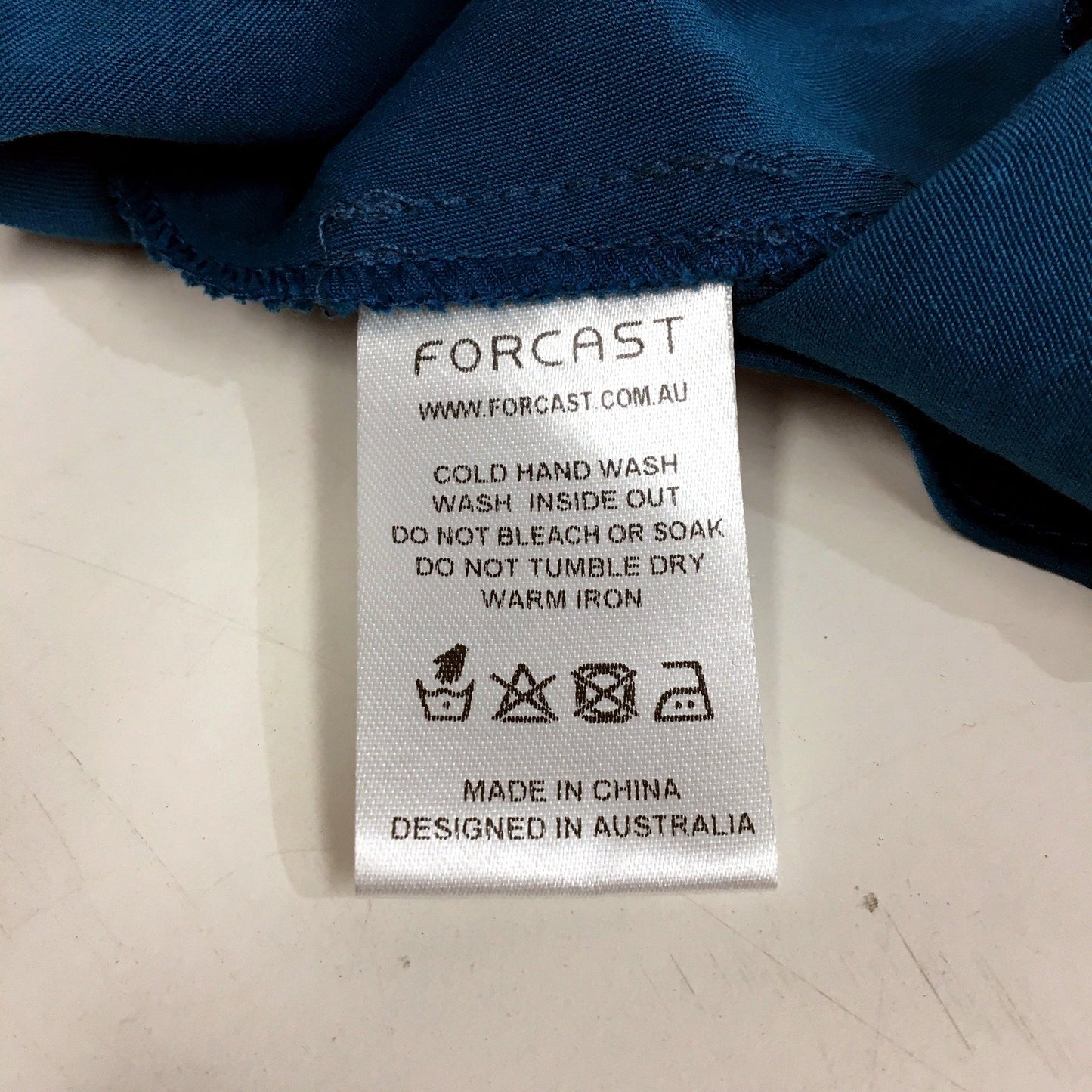 Forcast Womens Navy Blue Soft Comfortable Camisole Tank Top Size 14