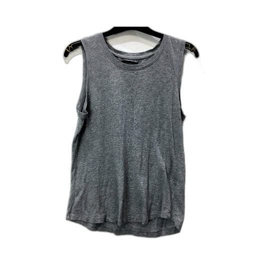 Dannii Minogue Womens Gray Cotton Tank Top Cozy Relaxed Fit Size 10