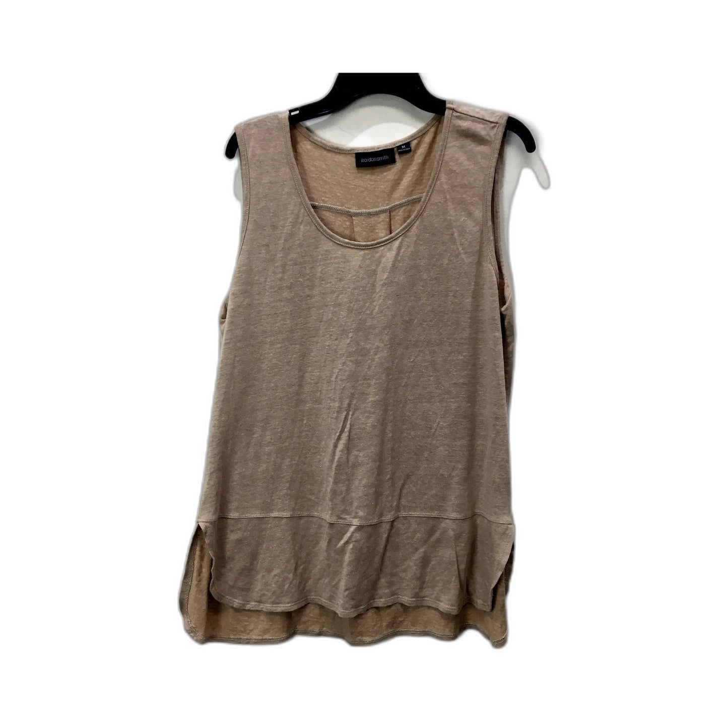 Gordon Smith Womens Comfortable Beige Tank Shirt by , Size M