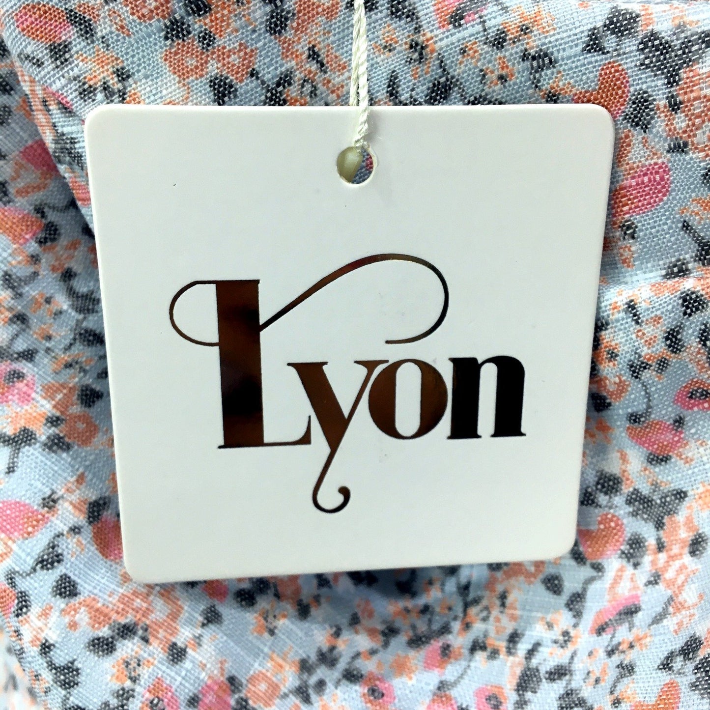 Lyon Womens Floral Peplum Tank Top, Sleeveless Cotton Blend, Size 12 NEW