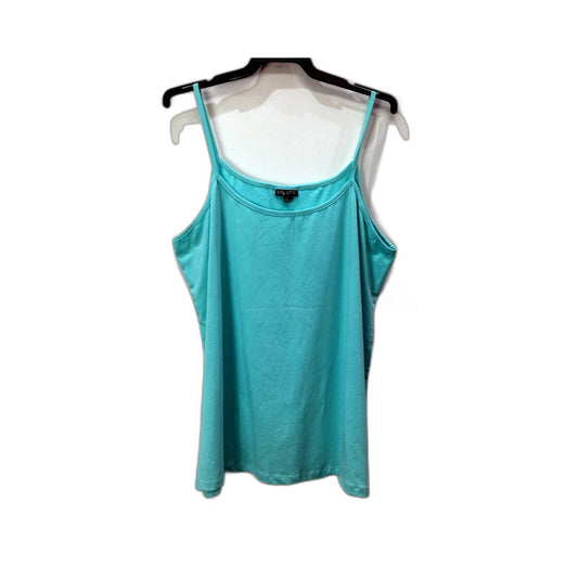 City Chic Womens Camisole Turquoise Cotton Blend Soft Comfortable Size L
