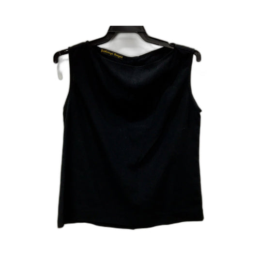 Gatherings Designs Womens Sleeveless Sleeveless Top Black Top Size 1