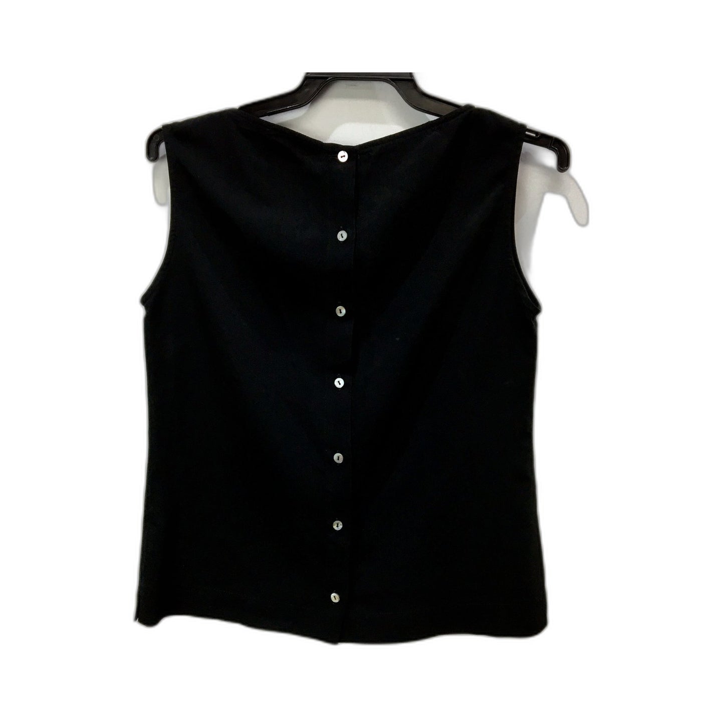 Gatherings Designs Womens Sleeveless Sleeveless Top Black Top Size 1