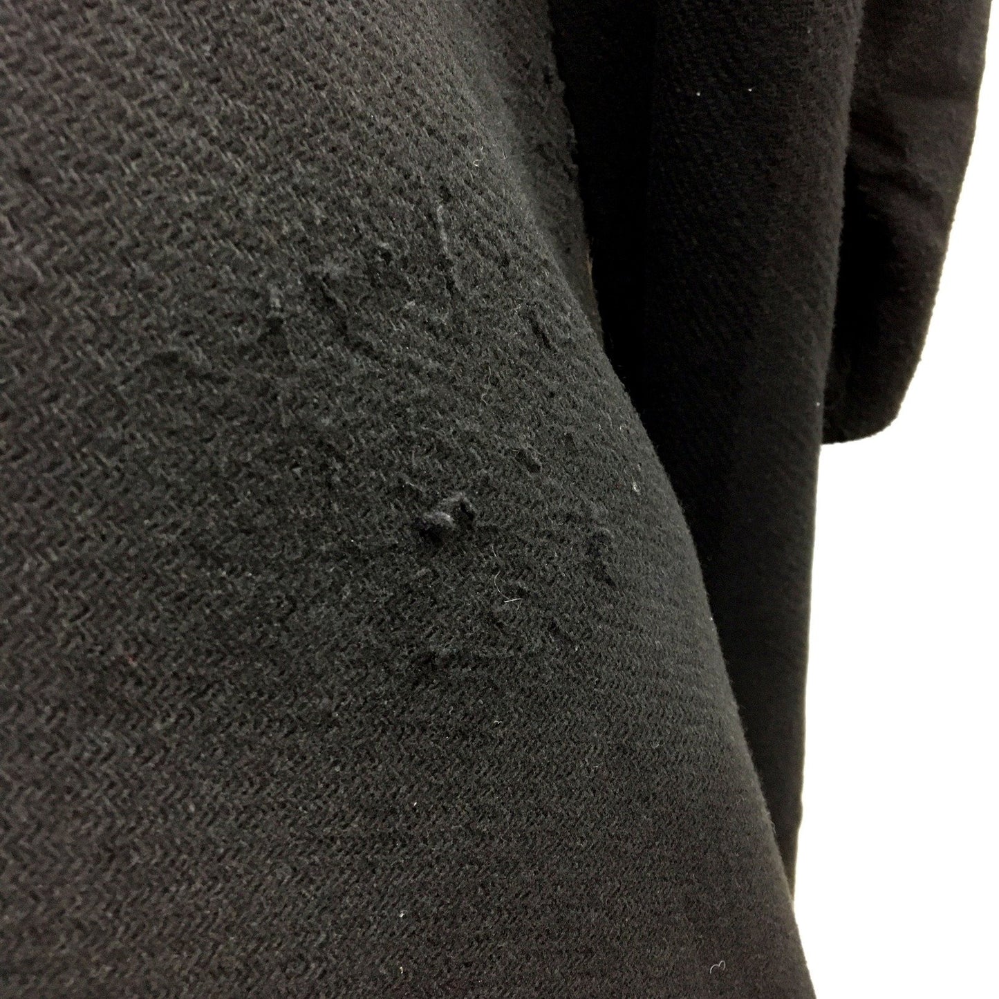 Virtuelle Womens Warm Wool Coat Black Comfortable Winter Outerwear Size 20