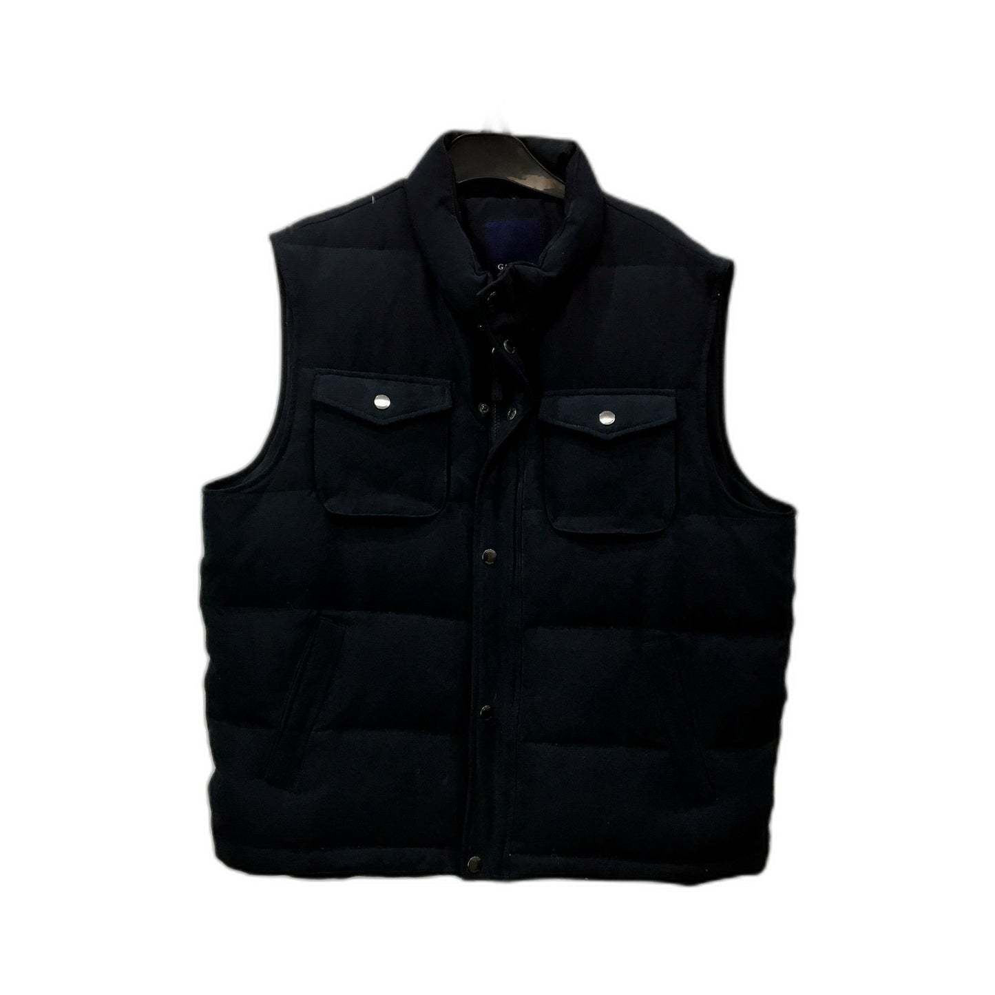 Gazman Mens Puffer Vest Warm Insulated Lightweight Comfortable Black Size Large