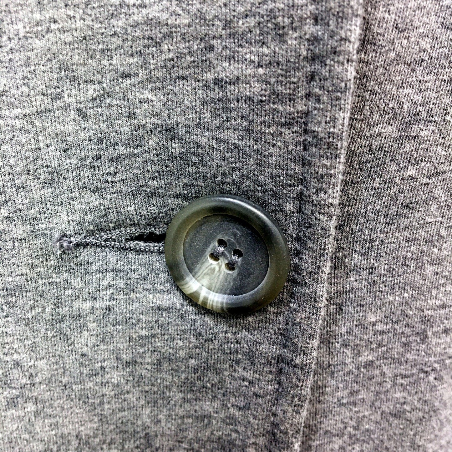 Normakama Womens Trenchcoat Gray Double Breasted Belted Lightweight Size Large