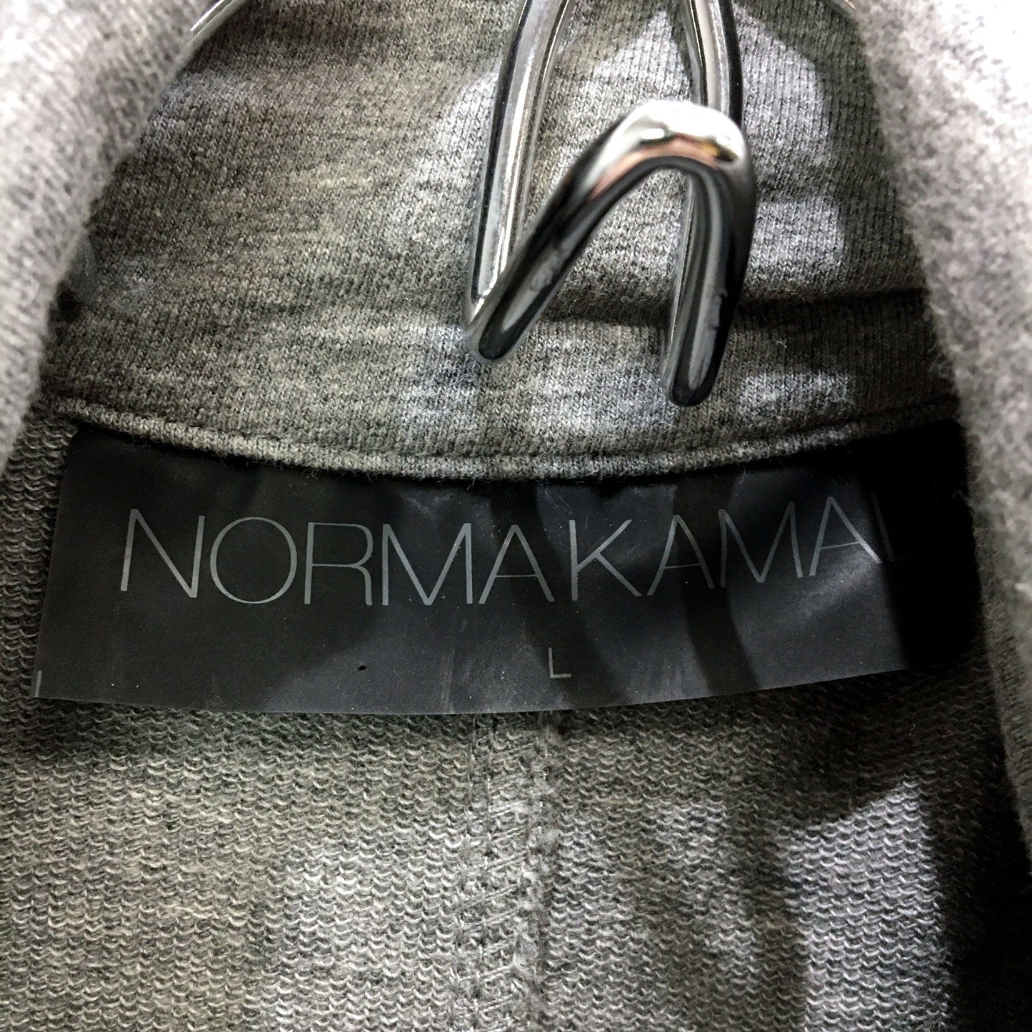 Normakama Womens Trenchcoat Gray Double Breasted Belted Lightweight Size Large