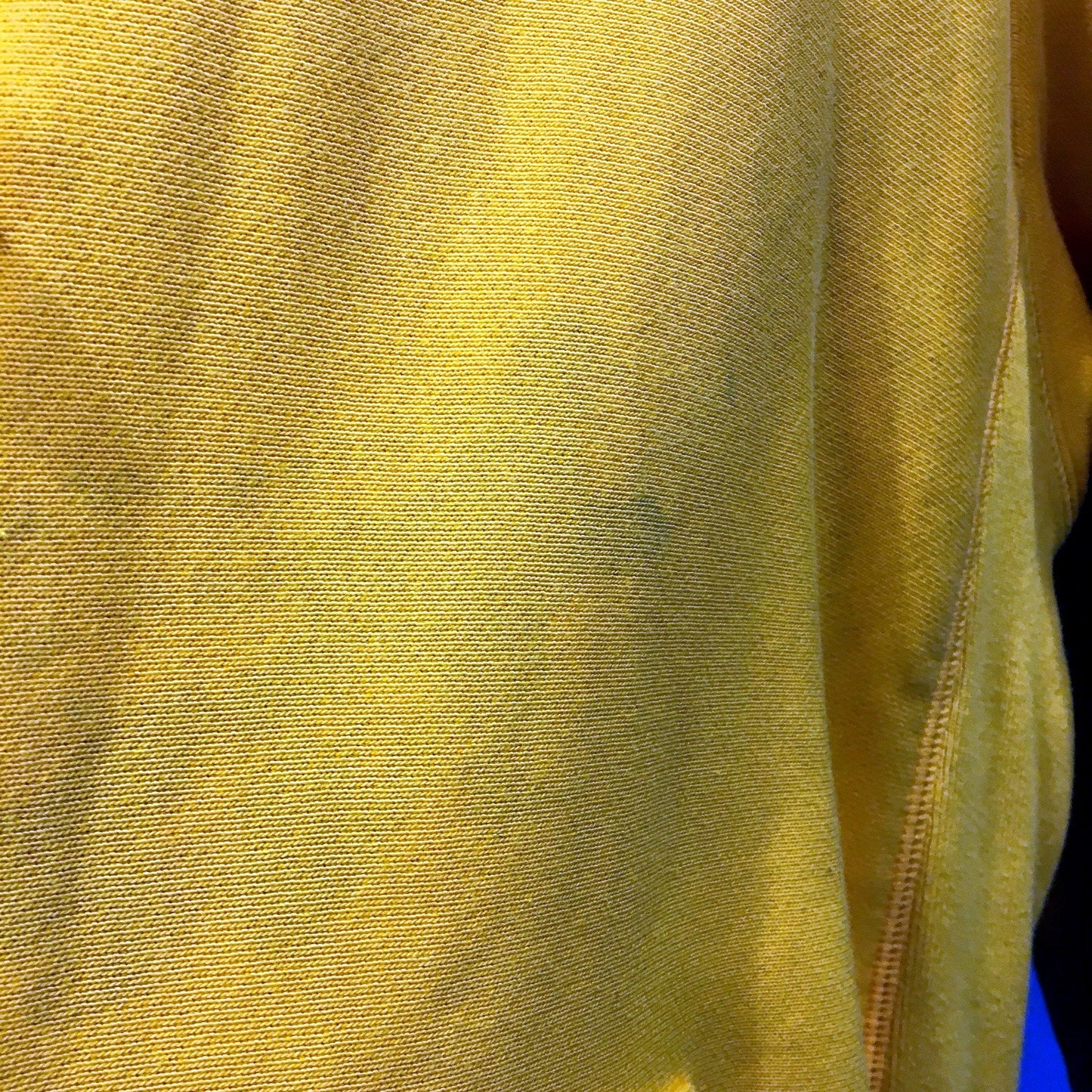 Champion Mens Pullover Sweatshirt in Gold for Medium Size