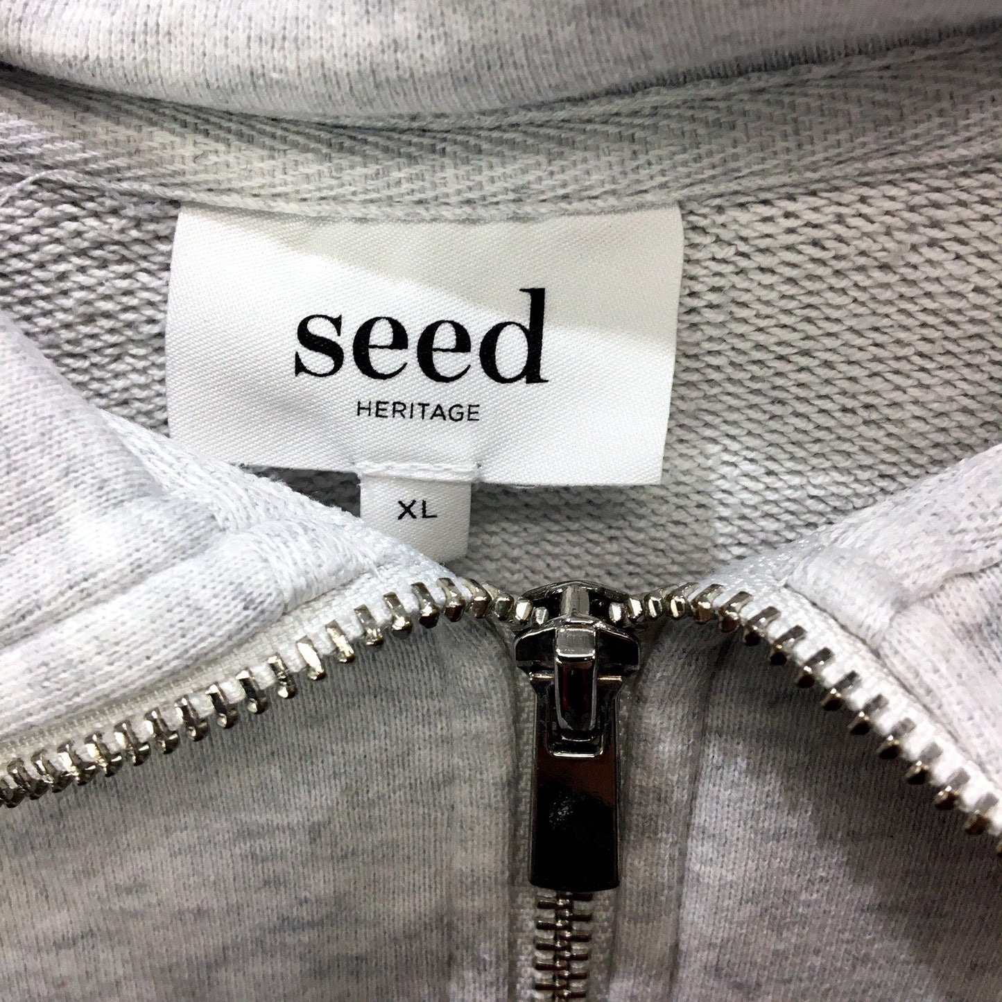 Seed Womens Gray Pullover Sweatshirt Comfortable Soft Cotton Blend Size XL