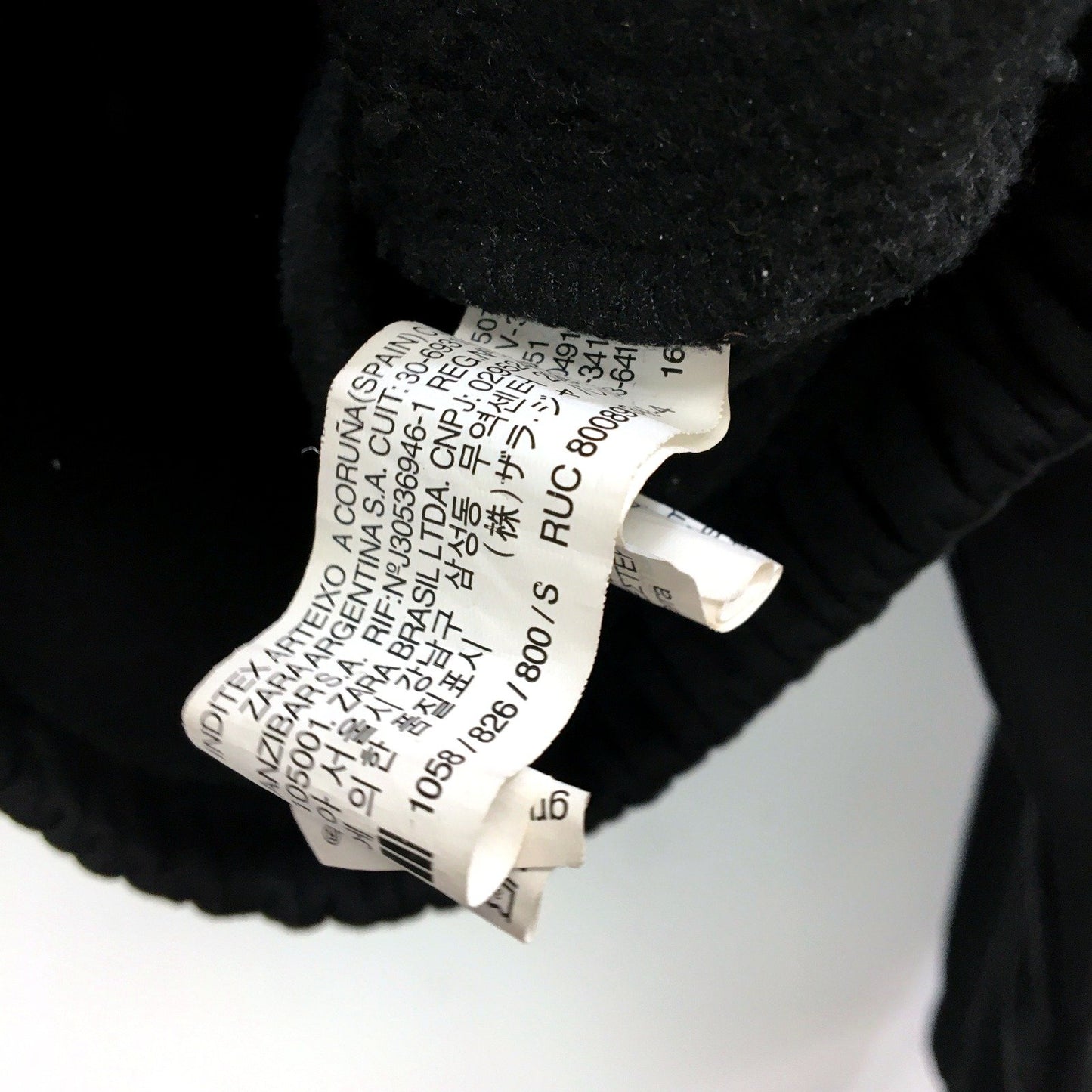 Zara Womens Pullover Cropped Sweatshirt Cropped Cotton Small NEW