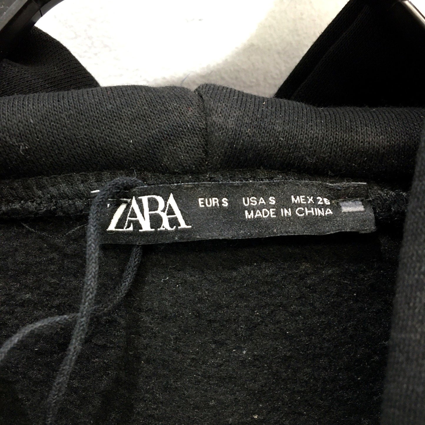 Zara Womens Pullover Cropped Sweatshirt Cropped Cotton Small NEW