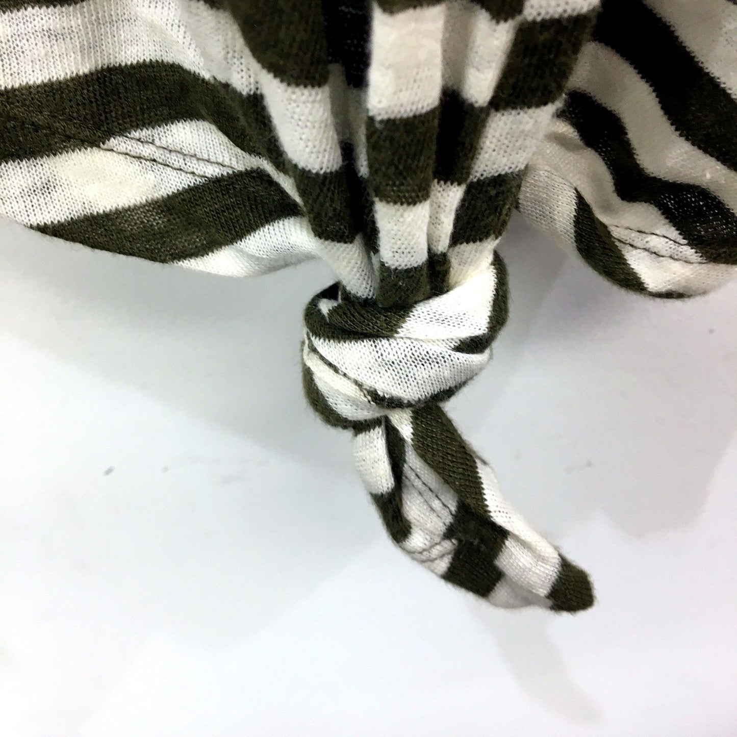 Country Road Long-Sleeve Shirt Womens  Black and White Striped Sz L