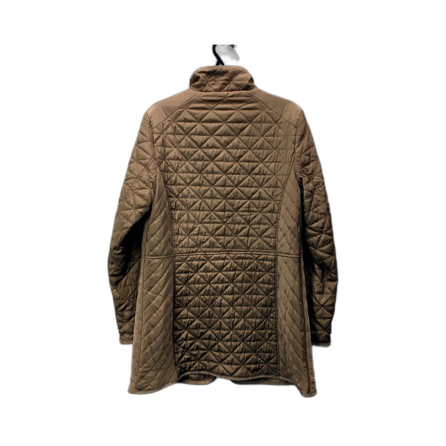 W-Lane Womens Quilted Jacket by - Tan, Comfortable, Warm Polyester, Size 10