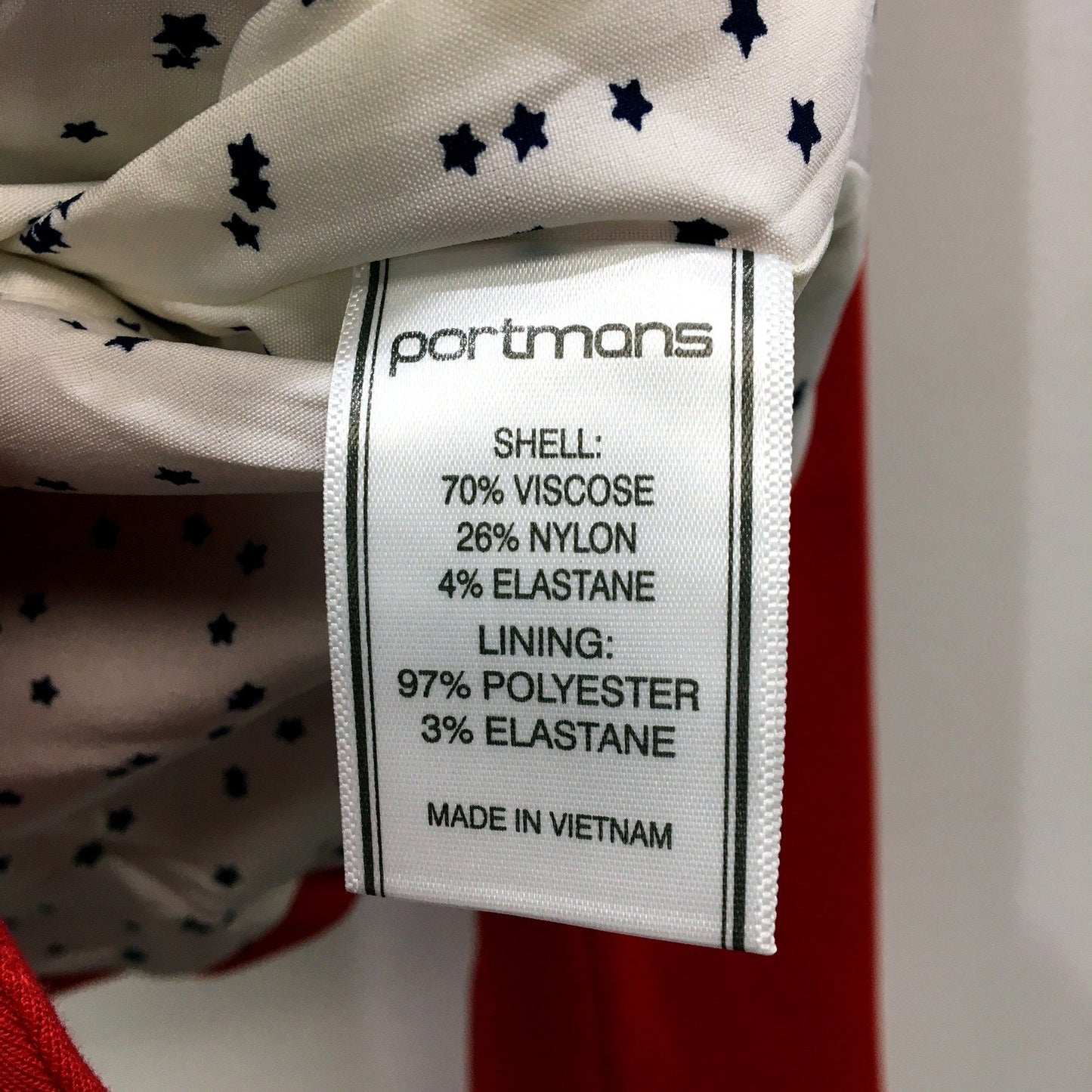 Portmans Womens Peplum Blazer in Red - Size 10 Tailored Jacket
