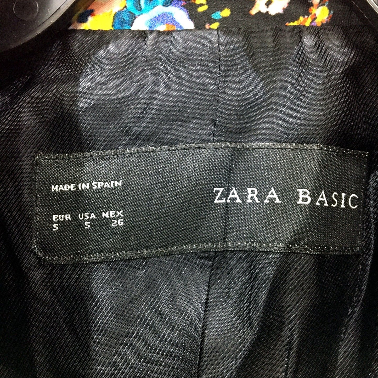 Zara Womens Floral Print Blazer Comfortable Stylish Multicolor Size Small