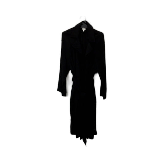 H&M Womens Long Coat Long Warm Winter Outerwear Coat in Black, Size M