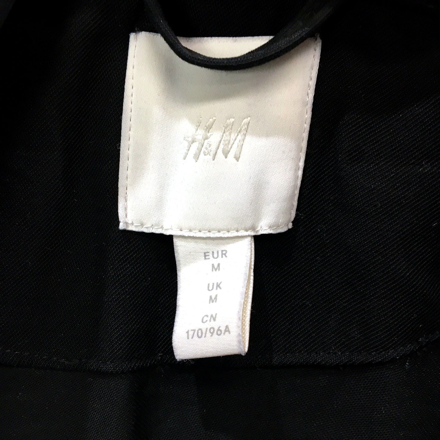 H&M Womens Long Coat Long Warm Winter Outerwear Coat in Black, Size M