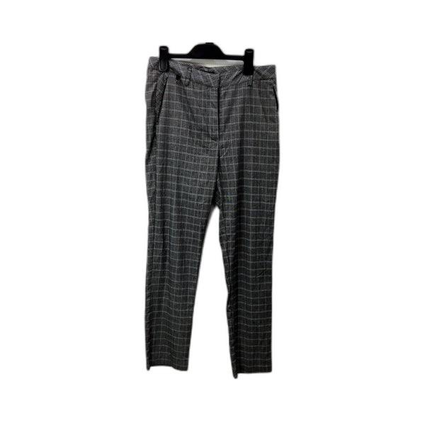 Glassons Womens Plaid Pants with Elastic Waist in Multi Color and - Size 10