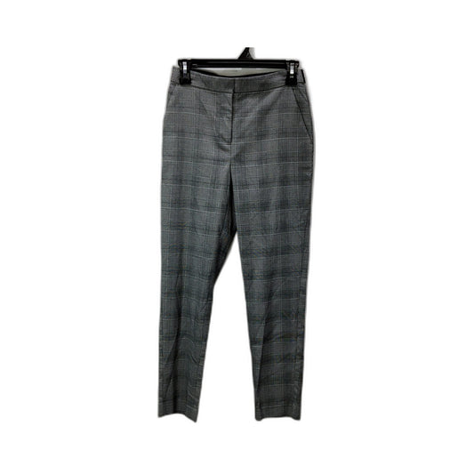 Portmans Womens Plaid Dress Pants Black and White Comfortable Office Size 6