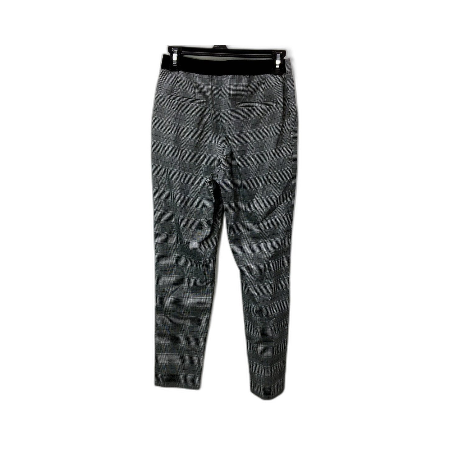Portmans Womens Plaid Dress Pants Black and White Comfortable Office Size 6