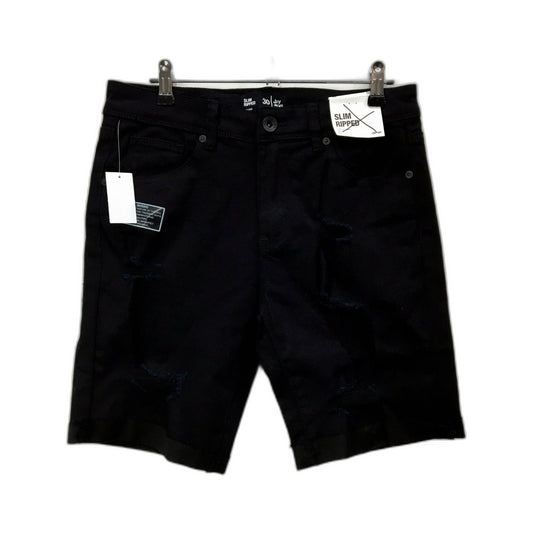 Jay Jays Slim Ripped Shorts Mens Slim Ripped Black Shorts - Size 30 NEW