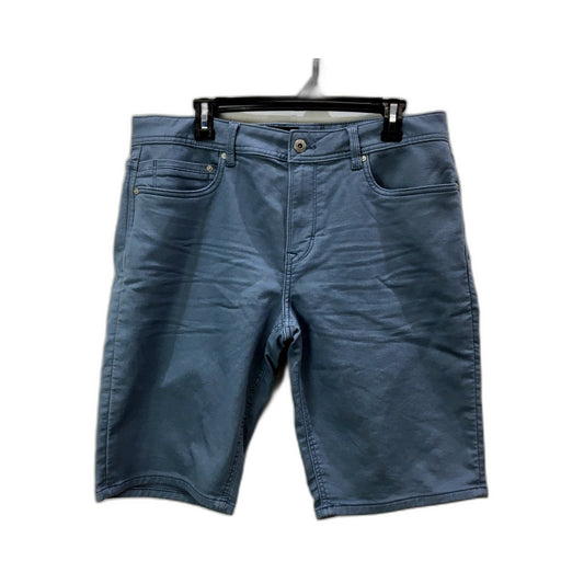 Just Jeans Mens Blue Denim Shorts with Elastic Waist, Comfortable Size 34 NEW