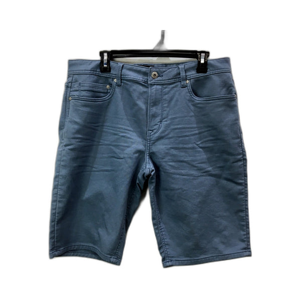 Just Jeans Mens Blue Denim Shorts with Elastic Waist, Comfortable Size 34 NEW