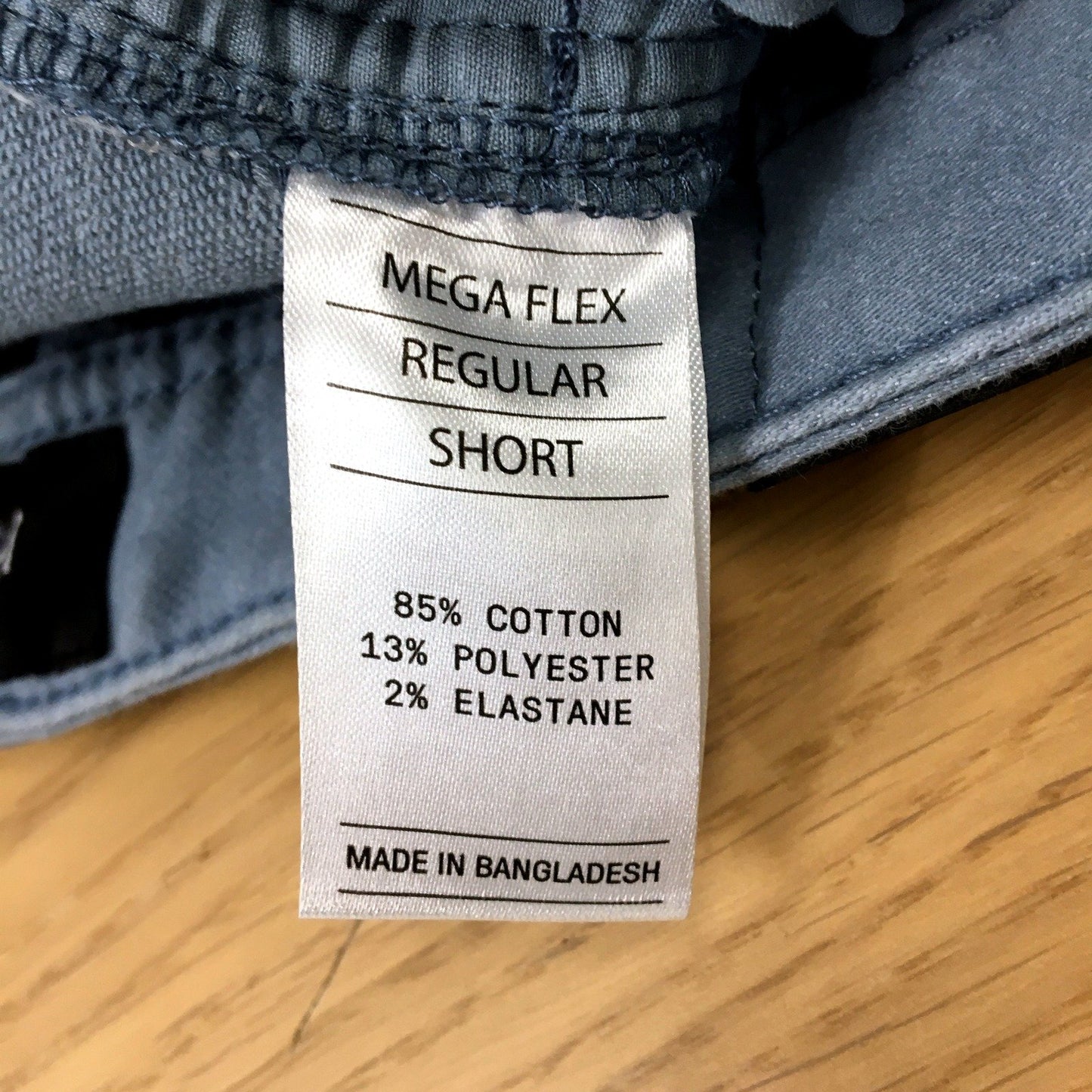 Just Jeans Mens Blue Denim Shorts with Elastic Waist, Comfortable Size 34 NEW