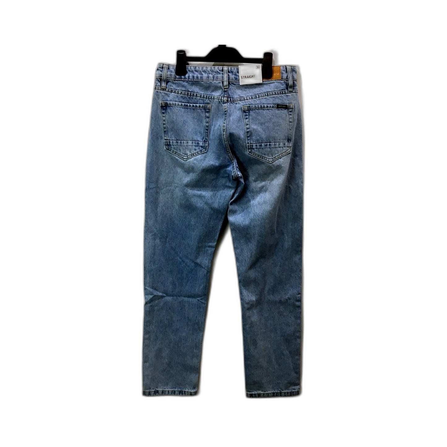 Jay Jays Straight Leg Jeans Mens Straight Leg Cotton Jeans - Mid Rise Blue NEW