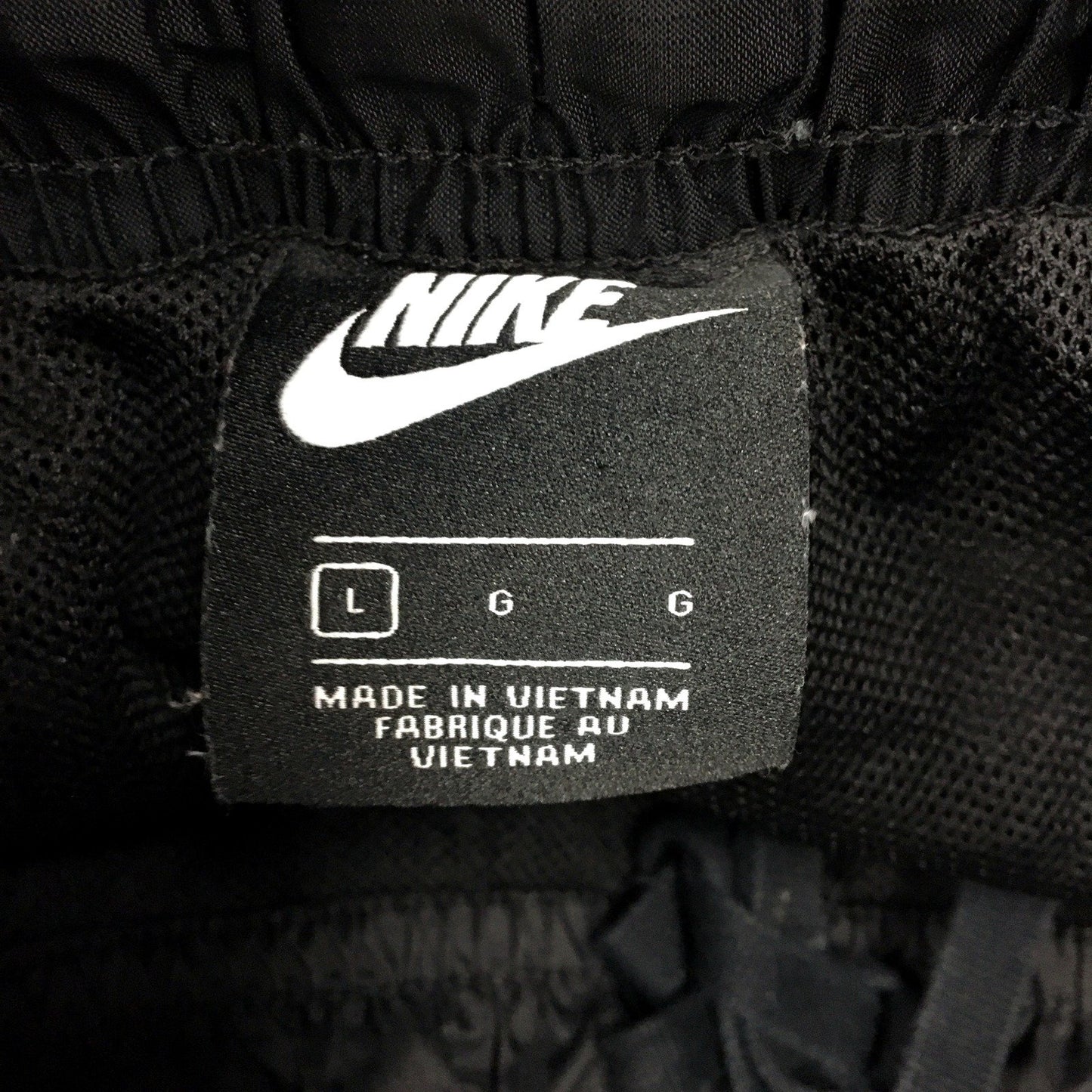 Nike Unisex Black Track Pants - Comfortable Sweatpants Joggers Size L
