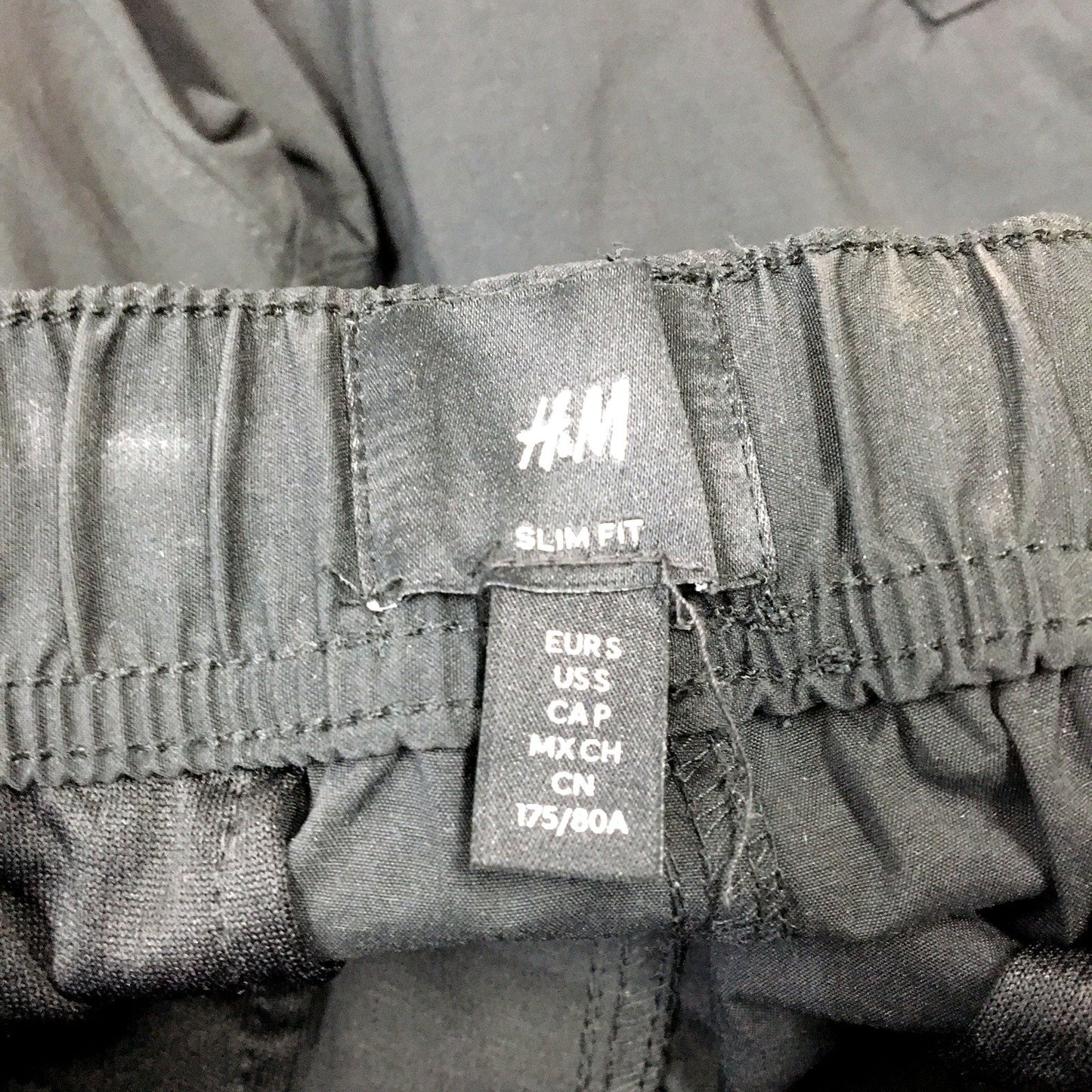 H&M Womens Slim Fit Track Pants in Black for Small Sizes Size Small