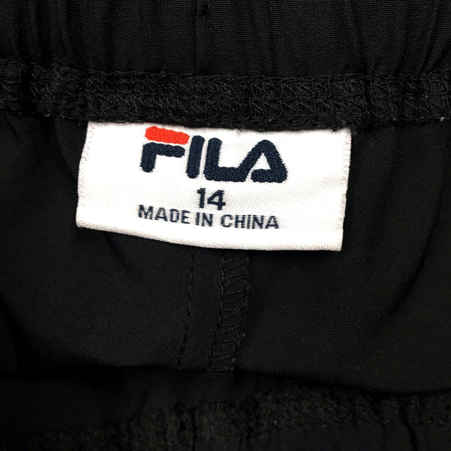 Fila Womens Black Sweatpants - Soft, Comfortable Joggers in Size 14