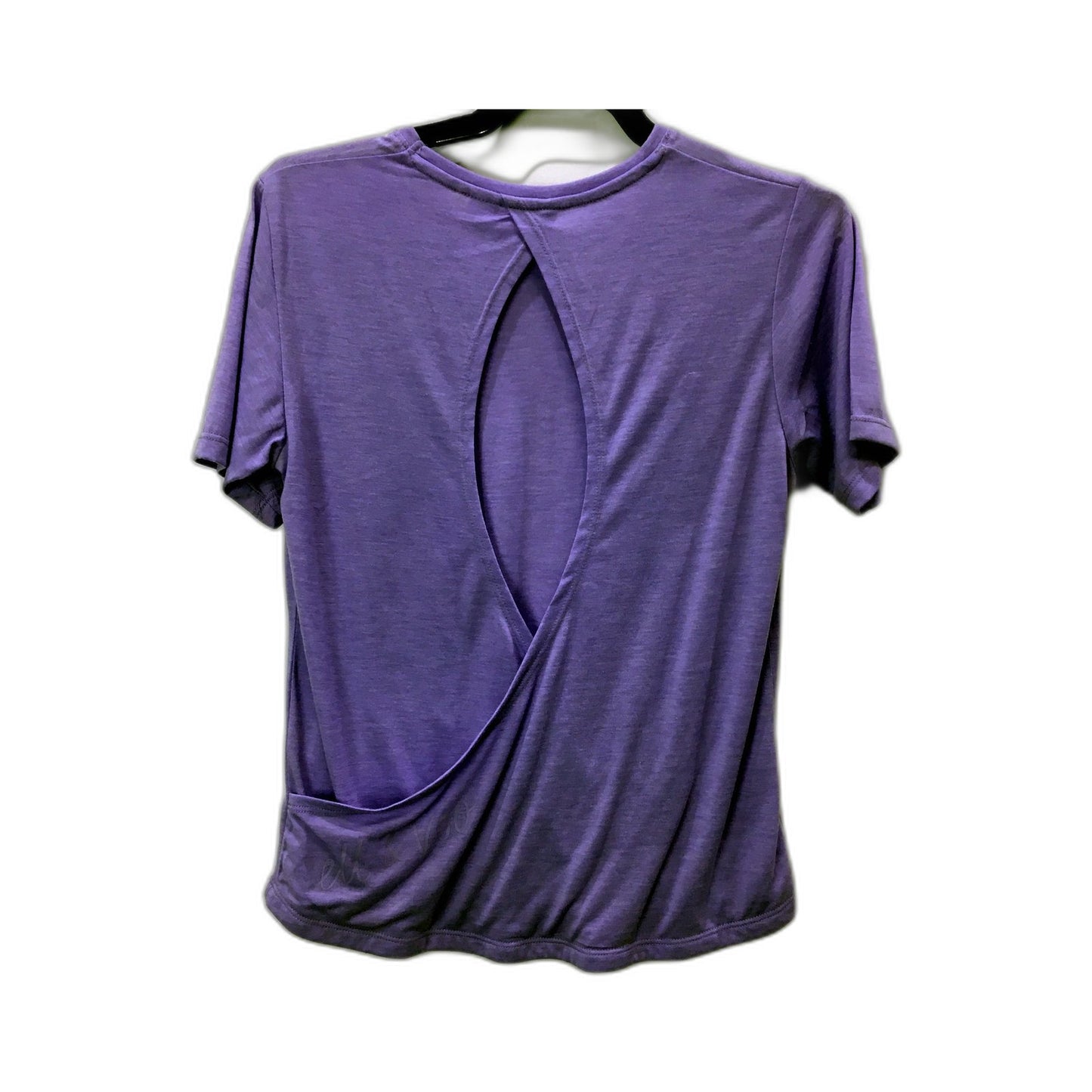 Ell & Voo Womens Soft Comfortable Purple T-Shirt for Everyday Wear Size 12