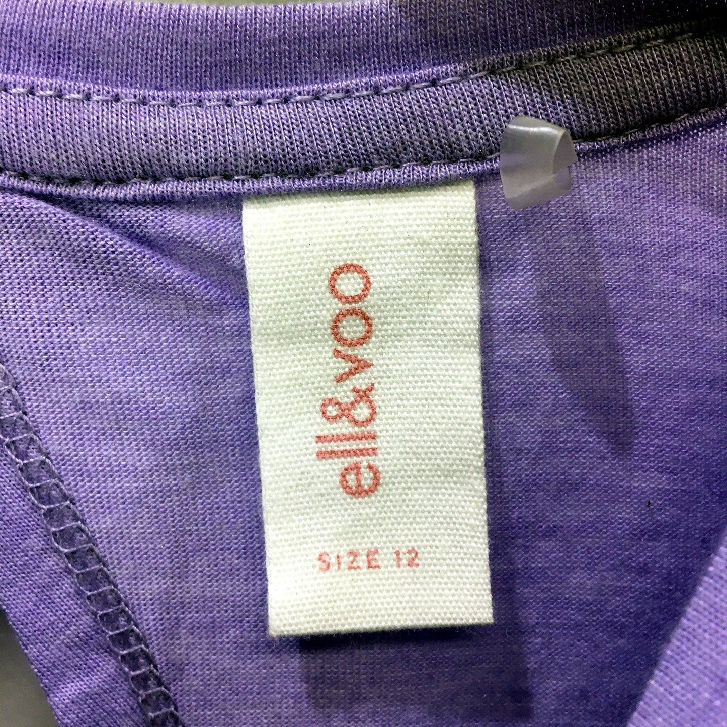 Ell & Voo Womens Soft Comfortable Purple T-Shirt for Everyday Wear Size 12