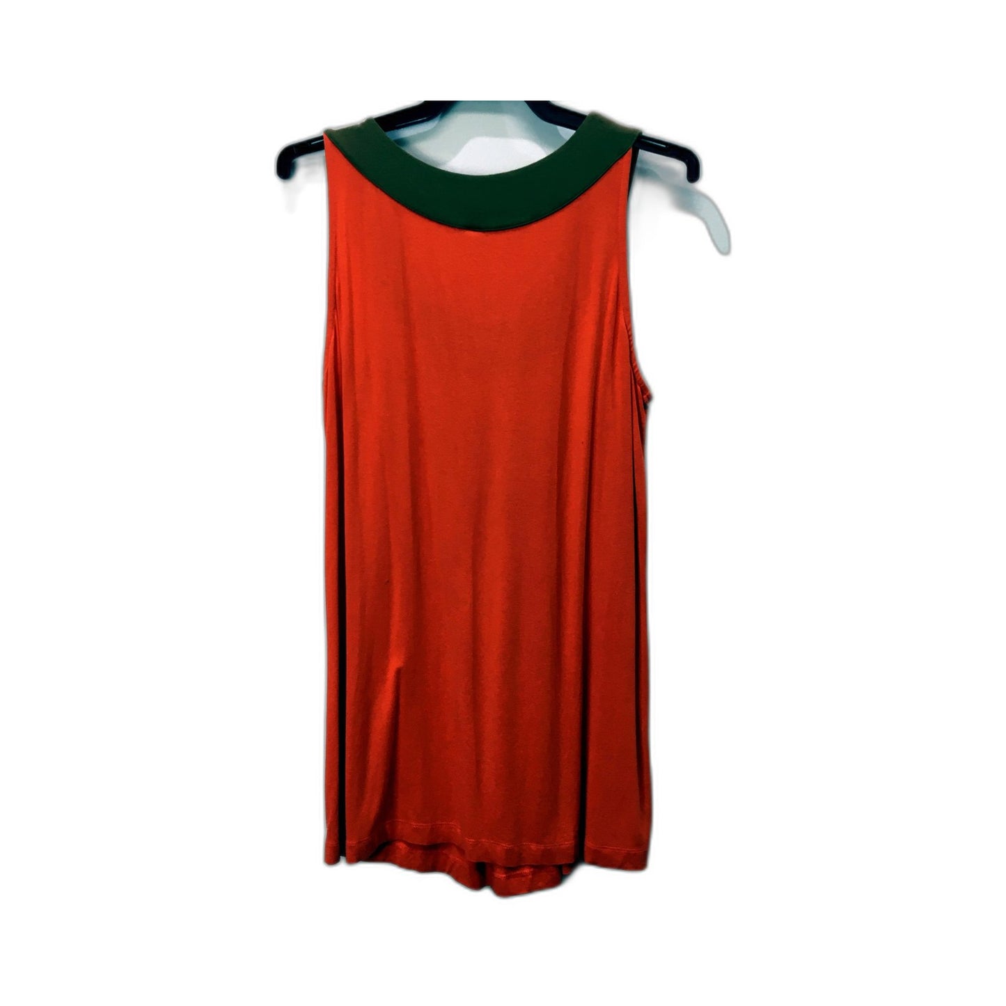 S.Oliver Womens Tank Top Comfortable Cotton Blend Orange Brown Size 12