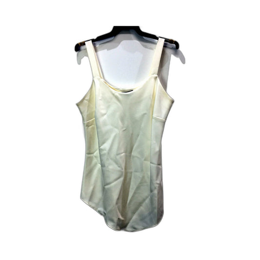 Laura K Womens Sleeveless Sleeveless Top Ivory Summer Top by , Size 14