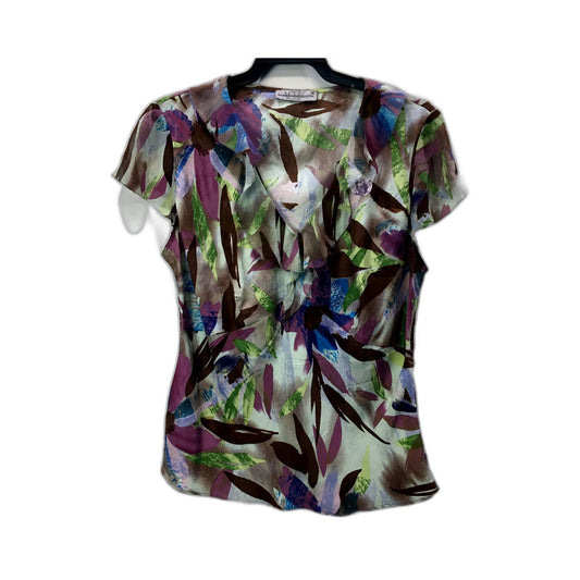 Anthea Crawford Womens Floral Print Multicolor Blouse Size 14