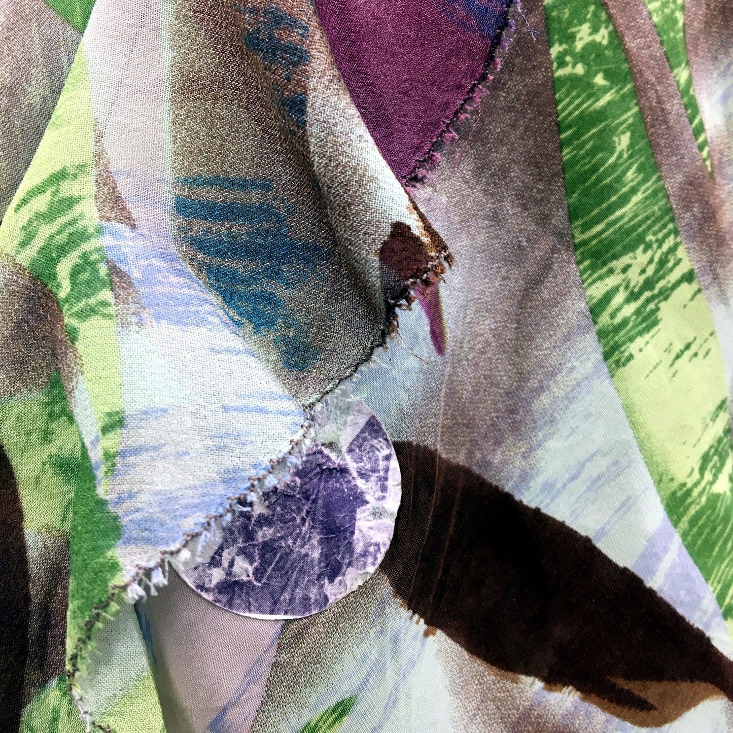 Anthea Crawford Womens Floral Print Multicolor Blouse Size 14