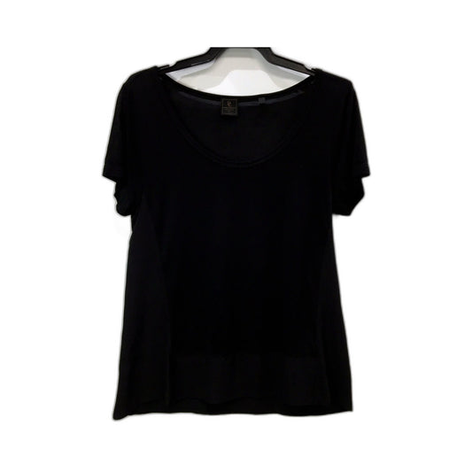 David Lawrence Womens Modal T-Shirt - Comfortable Black Tee in Medium Size