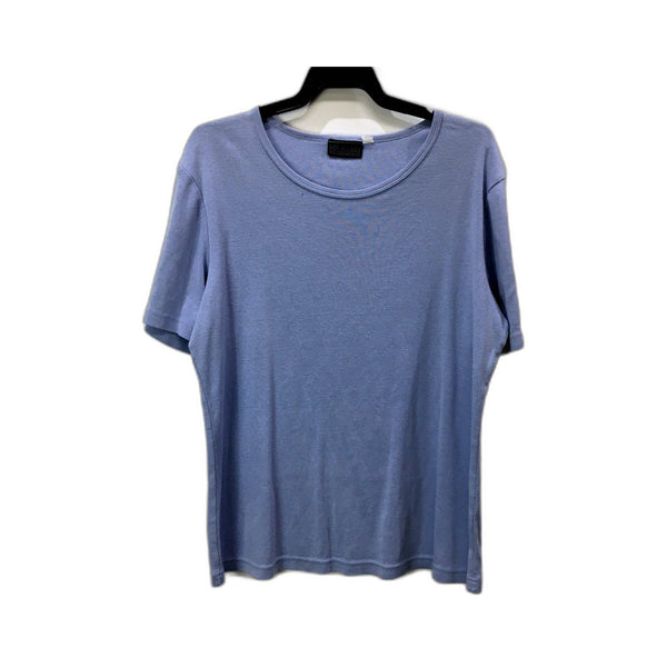 County Mens Light Blue T-Shirt Comfortable Crewneck Cotton Size Medium